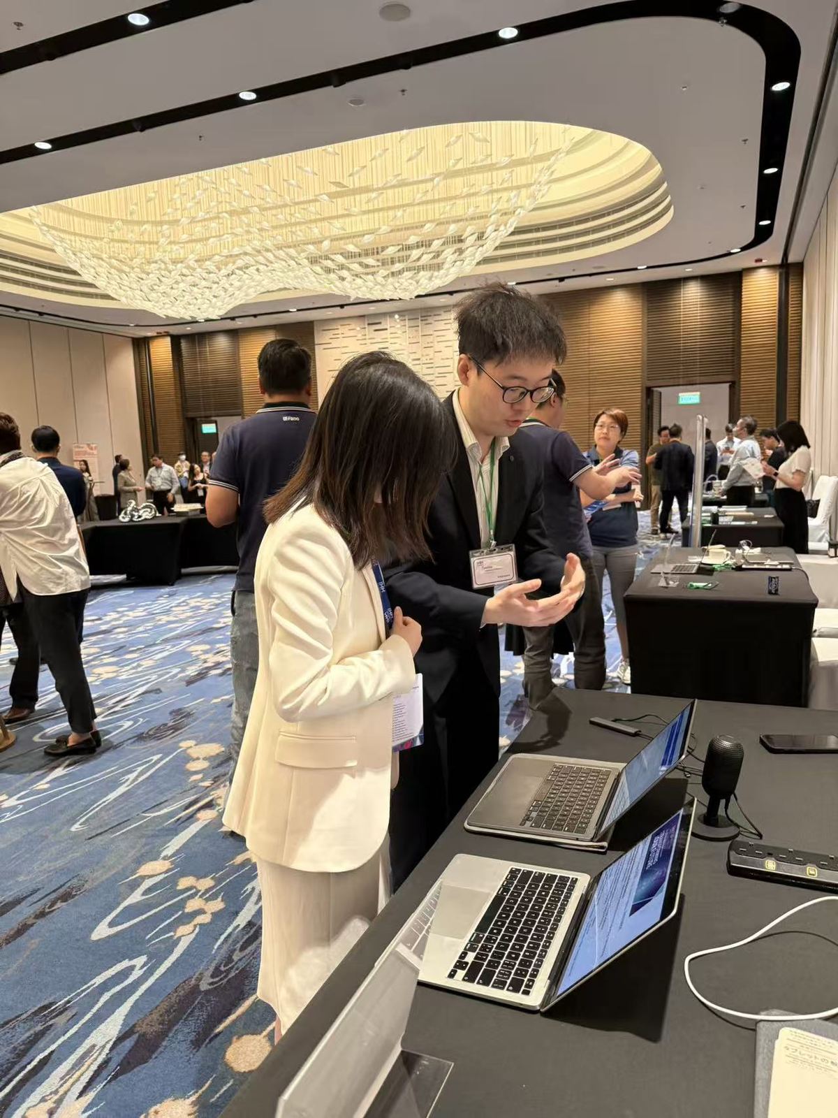 SmartCare live product demo at conference